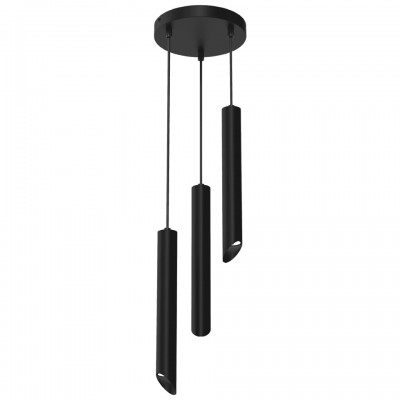 Multi-Light Pendant Lamp Corte 3xGU10 Ø30cm Black
