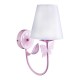Childrens Wall Lamp Alice with shade Pink