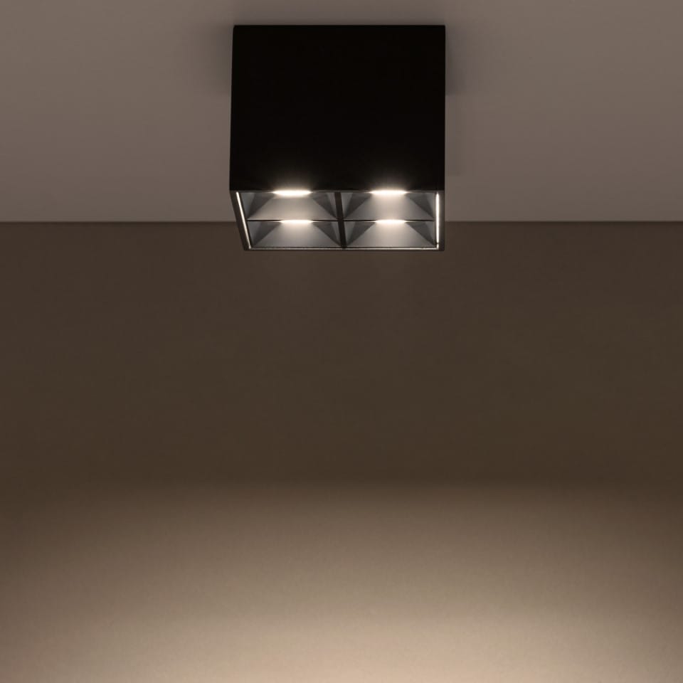 LED Ceiling Spot Lamp Midi Led Black