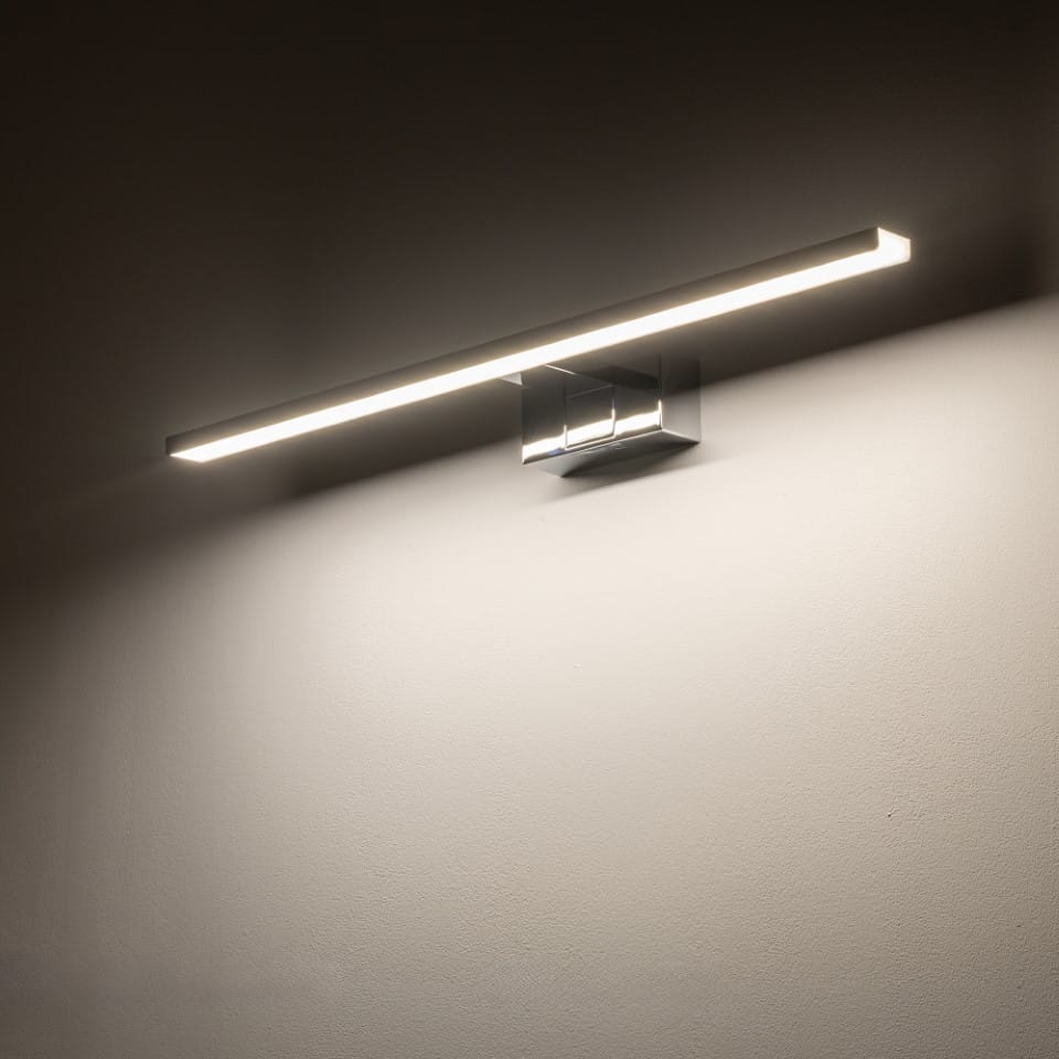 LED Wall Lamp Cezanne Led M IP44 Chrome