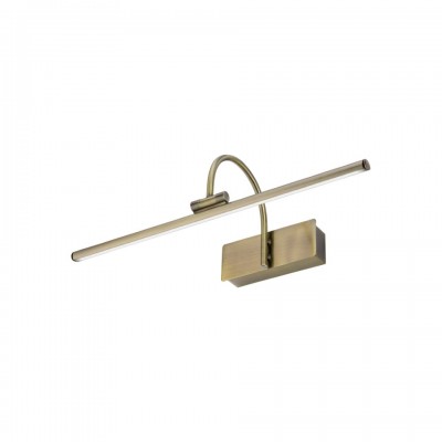 LED Wall Lamp Giotto Led S Antique Brass