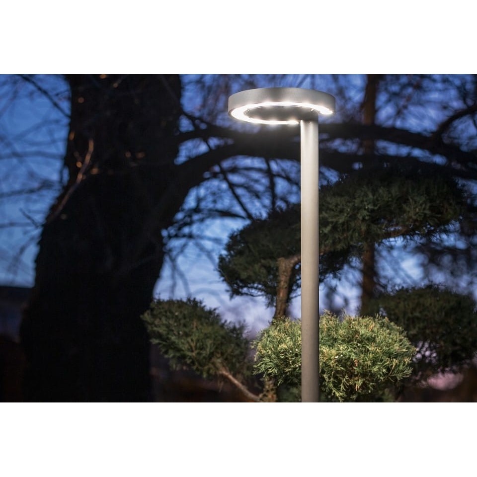 LED Outdoor Floor Post Pole Led IP54 Graphite