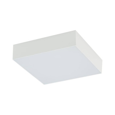 LED Φωτιστικό Οροφής Lid Square Led 25W Άσπρο