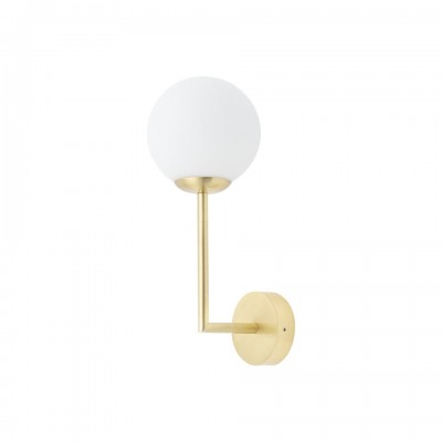 Wall Lamp Agave IP44 Brass White