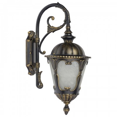 Outdoor Wall Lamp Tybr IP44 Black With A Golden Patina