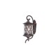 Απλίκα Τοίχου Lantern Εξωτερικού Χώρου Μαύρο με Χάλκινη Πατίνα