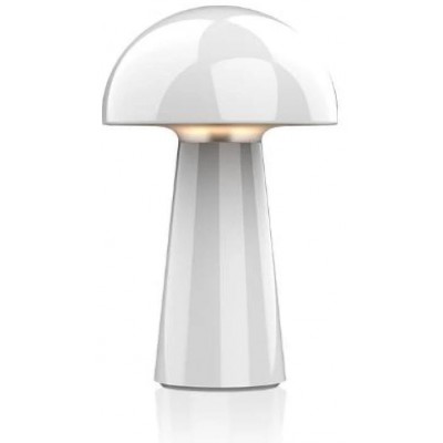 LED Rechargeable Portable Lamp Mushroom Dimmable White