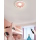LED Παιδικό Φωτιστικό Οροφής Swings Φ48cm Θερμό/Ημέρας/Ψυχρό με Τηλεχειριστήριο Ροζ με Άσπρο