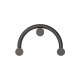 LED Απλίκα Rigoberta Wall Indirect Curved Μαύρο