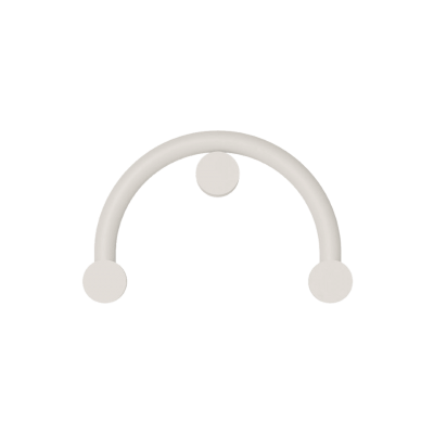 LED Απλίκα Rigoberta Wall Indirect Curved 12,4W Λευκό