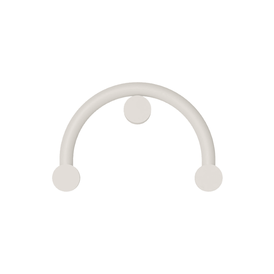 LED Απλίκα Rigoberta Wall Indirect Curved Λευκό
