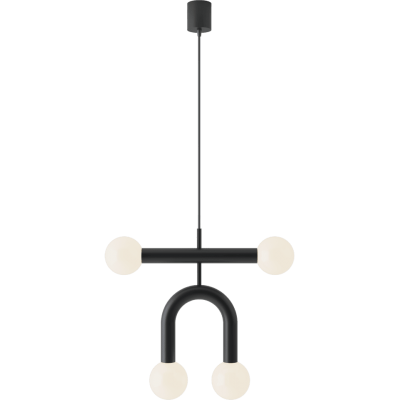 Multi-light Pendant Lamp Rigoberta Pendant Black