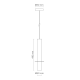 Κρεμαστό Φωτιστικό Rita Pendant Μαύρο