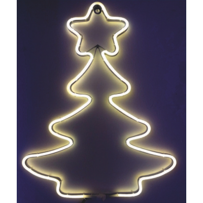 Xmas Tree with LED Tube Warm Light