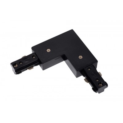 TRACK L-connector for the 1-circuit Track System Right Black (Extension)