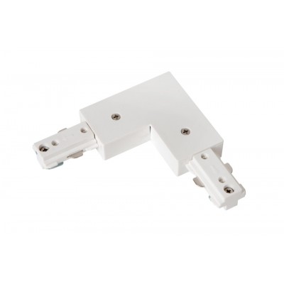 TRACK L-connector for the 1-circuit Track System Right White (Extension)