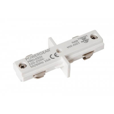 TRACK I-connector for the 1-circuit Track System White (Extension)