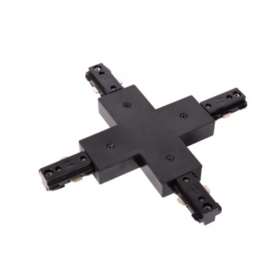 TRACK X-connector for the 1-circuit Track System Black (Extension)
