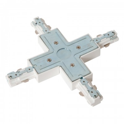 TRACK X-connector for the 1-circuit Track System White (Extension)