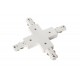 TRACK X-connector for the 1-circuit Track System White (Extension)