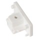 TRACK End cap for the 1-circuit Track System Set of 2 White (Extension)