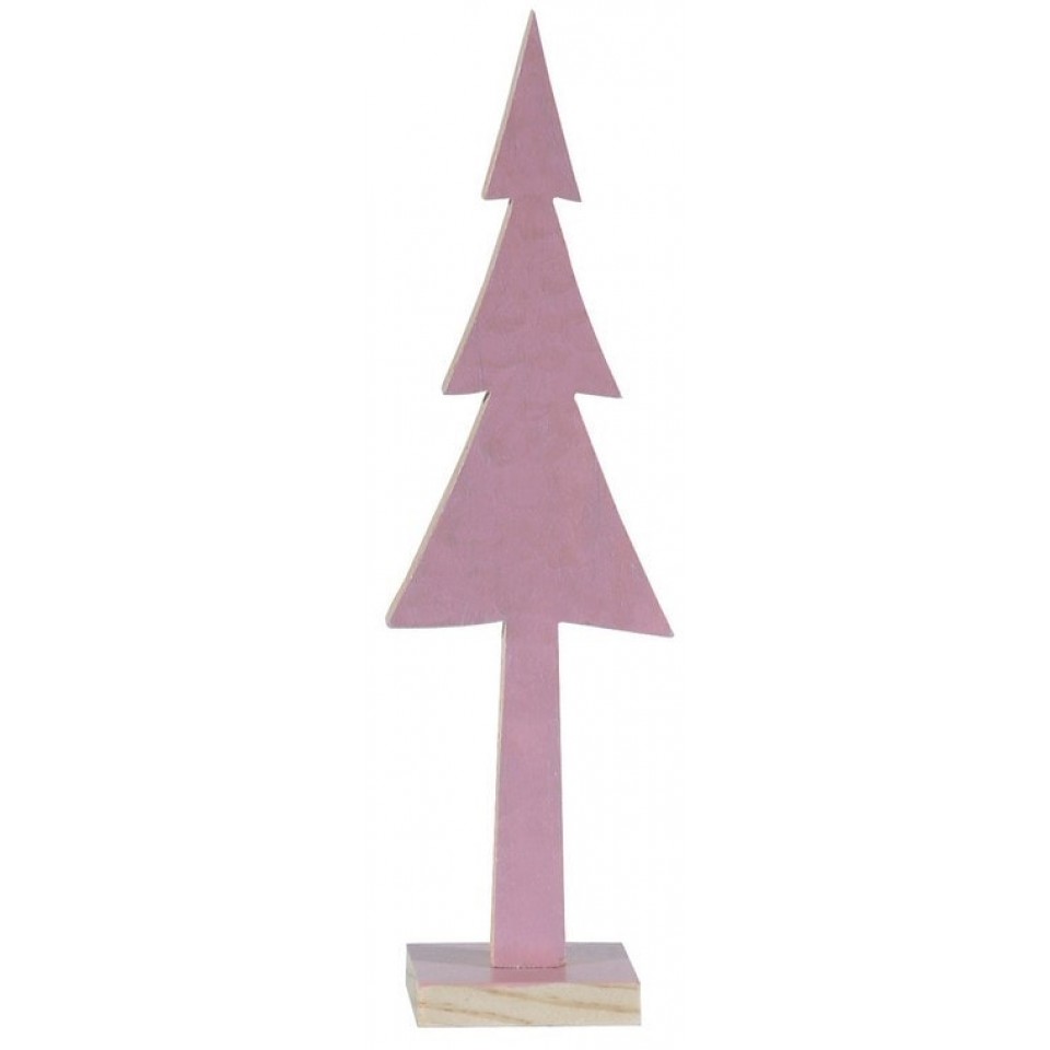 Ξύλινο Επιτραπέζιο Χριστουγεννιάτικο Στολίδι 5 x 8 x 27(h)cm
