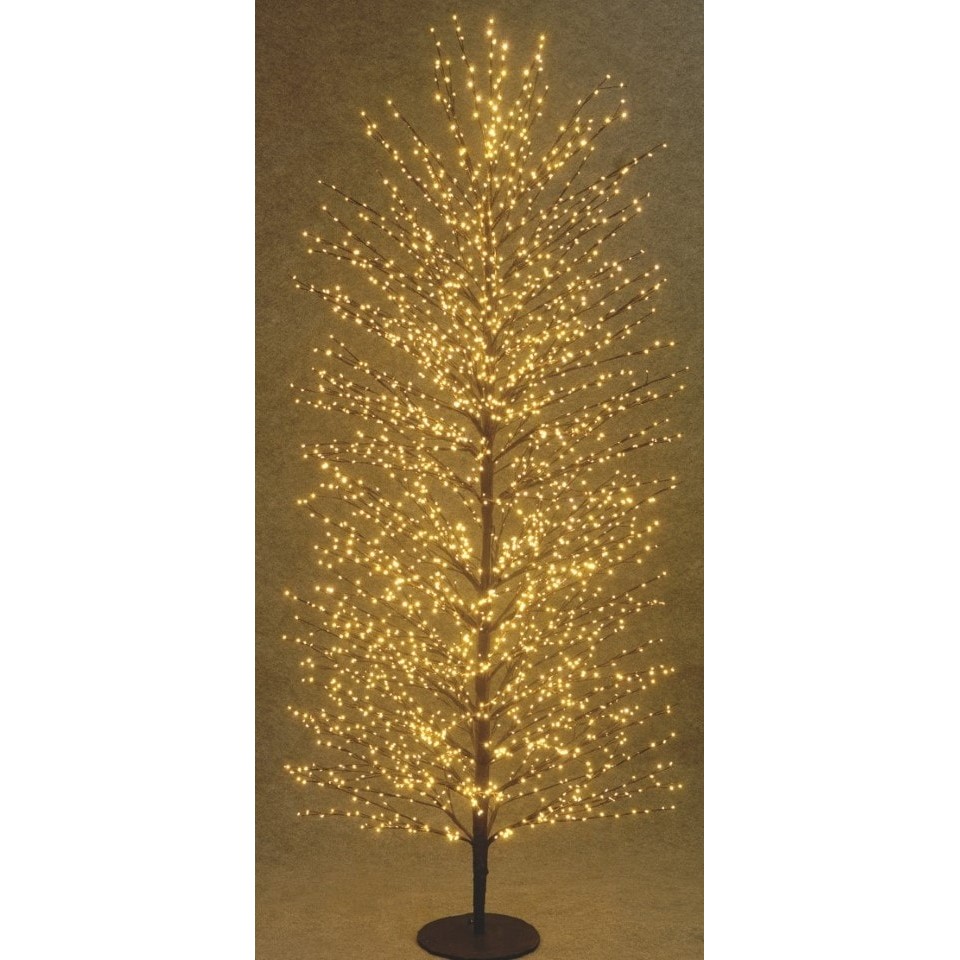 Φωτιζόμενο Δέντρο Με 3000 LED Φωτάκια Εξωτερικού Χώρου Θερμού Φωτισμού Μετασχηματιστή Ip44 Και Dimmer 250(h)cm