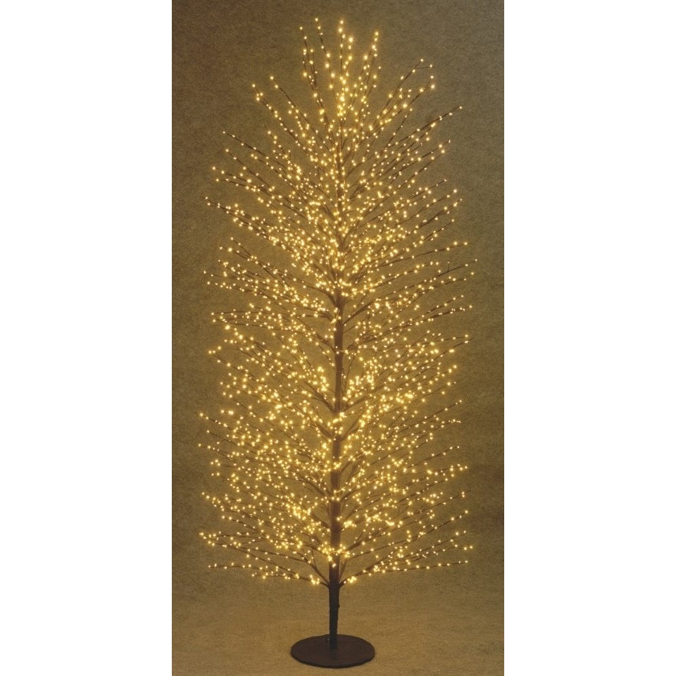 Φωτιζόμενο Δέντρο Με 3300 LED Φωτάκια Εξωτερικού Χώρου Θερμού Φωτισμού Μετασχηματιστή Ip44 Και Dimmer 300(h)cm