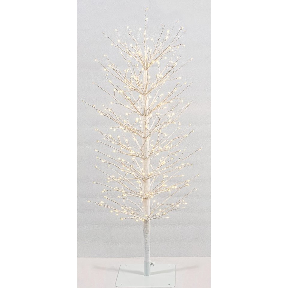 Φωτιζόμενο Δέντρο Με 320 Led Φωτάκια (32 Led Flash) Μετασχηματιστή ip44 Και Dimmer 90(h)cm