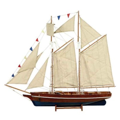 Ξύλινο Παραδοσιακό Καράβι 50 x 9  5 x 45 (H) cm 