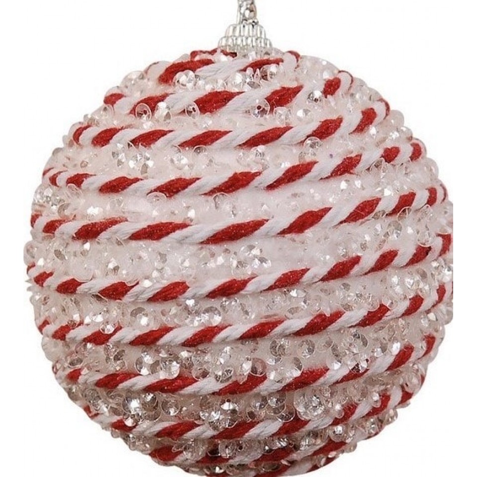 Πλαστική Χριστουγεννιάτικη Μπάλα 8cm