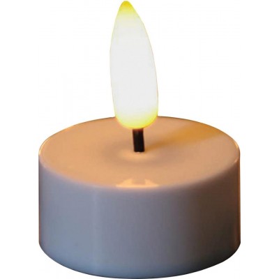 Διακοσμητικά Κεριά Μπαταρίας CR2032 Με 3D Wick Flame Σέτ 4 Τεμαχίων Ø 38 x 45cm