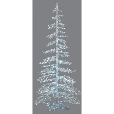 Φωτιζόμενο Δέντρο Με Μεταλλικό Σκελετό Γιρλάντες Και Μετασχηματιστή ip65 Εξωτερικού Χώρου Φ160 x 300(h)cm