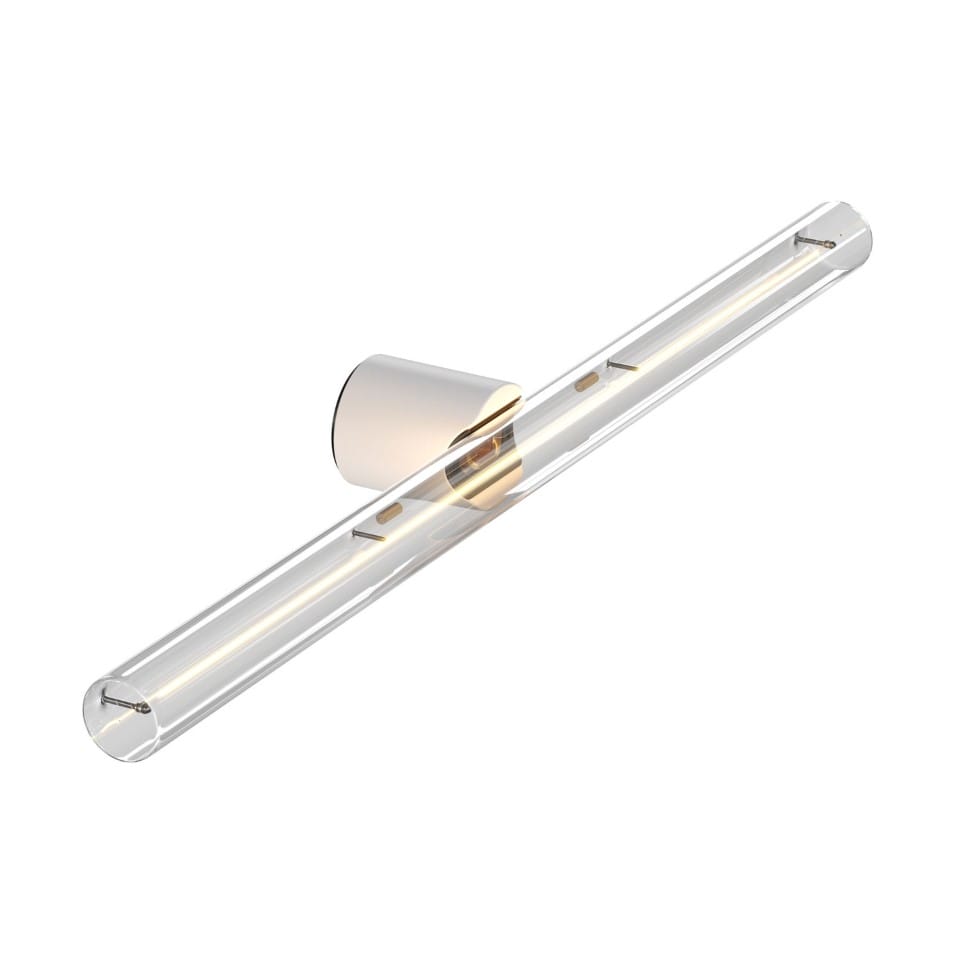 Γραμμικό Φωτιστικό για Τοίχο ή Οροφή Esse14 για Λάμπες LED S14d Linestra - Αδιάβροχο IP44 Λευκό Με Λάμπα