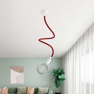 Φωτιστικό Τοίχου ή Οροφής Creative Flex 90 cm Λευκό ΜΑΤ Με Λάμπα