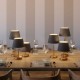 Επιτραπέζιο Φωτιστικό Μεταλλικό Alzaluce με ντουί με ροδέλες για καπέλο, με υφασμάτινο καλώδιο, διακοπτάκι και διπολικό φις Μπρονζέ 30 cm