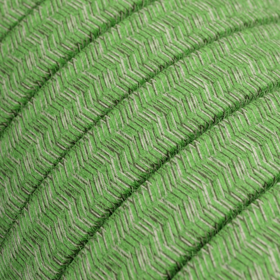 Γιρλάντα Lumet Maioliche έτοιμη για χρήση, 10m υφασμάτινο καλώδιο πλακέ με 3 ντουί, καπέλα φωτιστικών, γάντζο και φις Green - Majolica Κίτρινο-Πράσινο Χωρίς Λάμπα