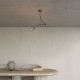 Φωτιστικό Τοίχου ή Οροφής Creative Flex 60 cm Νίκελ ΜΑΤ Με Λάμπα