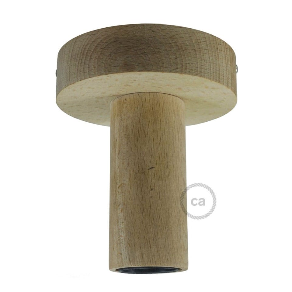 Φωτιστικό Τοίχου ή Οροφής Natural Fermaluce, φυσικό ξύλο 14.2 cm