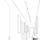 Σύστημα Filé Γιρλάντα Γραμμικό DIY Kit- 5m καλώδιο γιρλάντας και 7 ξύλινα αξεσουάρ CM17