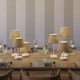 Επιτραπέζιο Φωτιστικό Μεταλλικό Alzaluce με Καπέλο Impero, με υφασμάτινο καλώδιο, διακοπτάκι και διπολικό φις Natural Jute - Λευκό ΜΑΤ - Γιούτα φυσική 10 cm