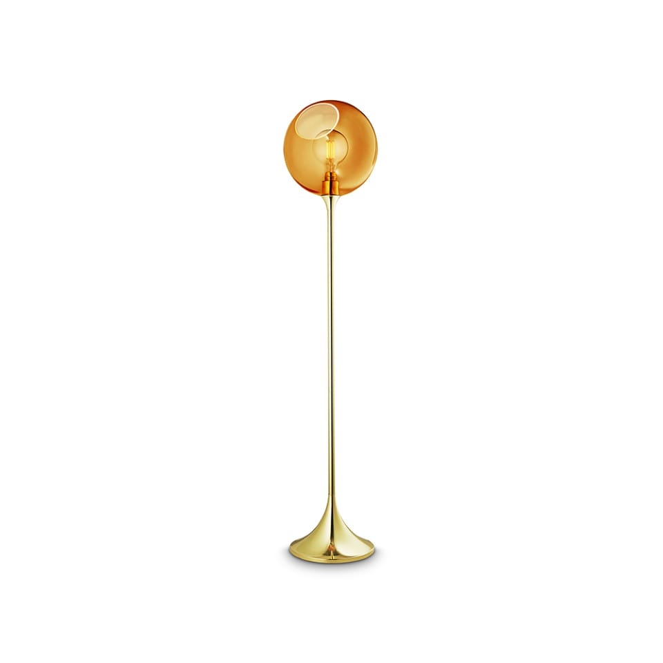 Floor Lamp Ballroom Floor Ø32cm Amber and Gold