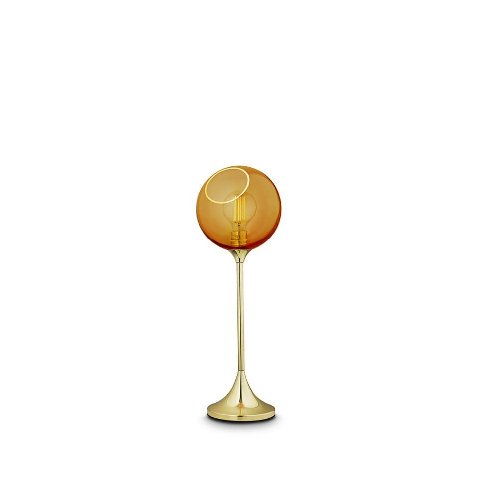 Table Lamp Ballroom Table Ø20cm Amber and Gold