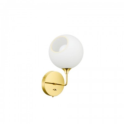 Wall Lamp Ballroom The Wall Ø20cm White Snow and Gold