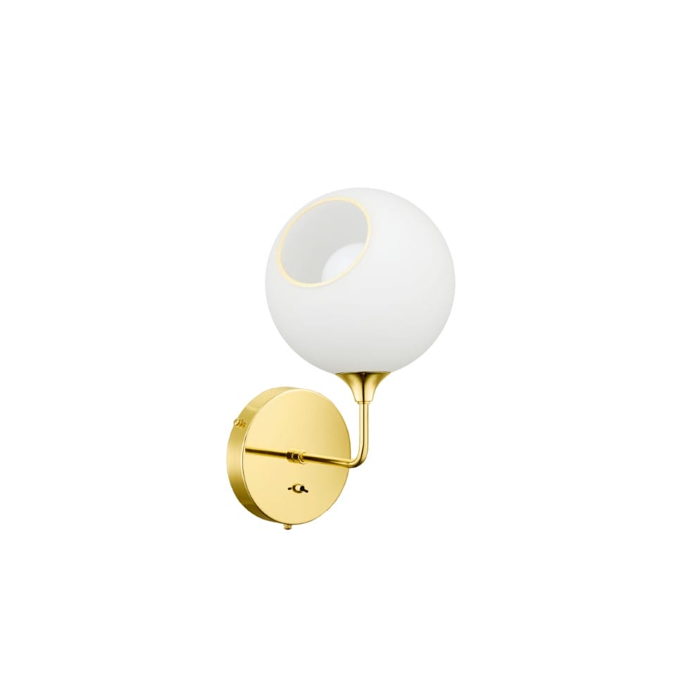 Wall Lamp Ballroom The Wall Ø20cm White Snow and Gold