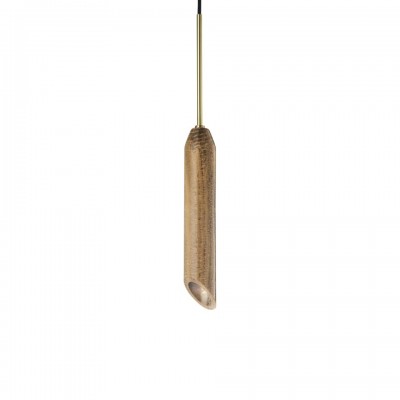 LED Hanging Spot Lamp Marble Art Ø5cm Golden