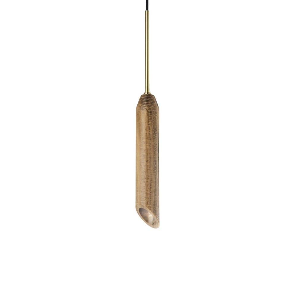 LED Hanging Spot Lamp Marble Art Ø5cm Golden