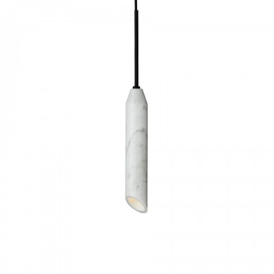 LED Hanging Spot Lamp Marble Art Ø5cm Carrara