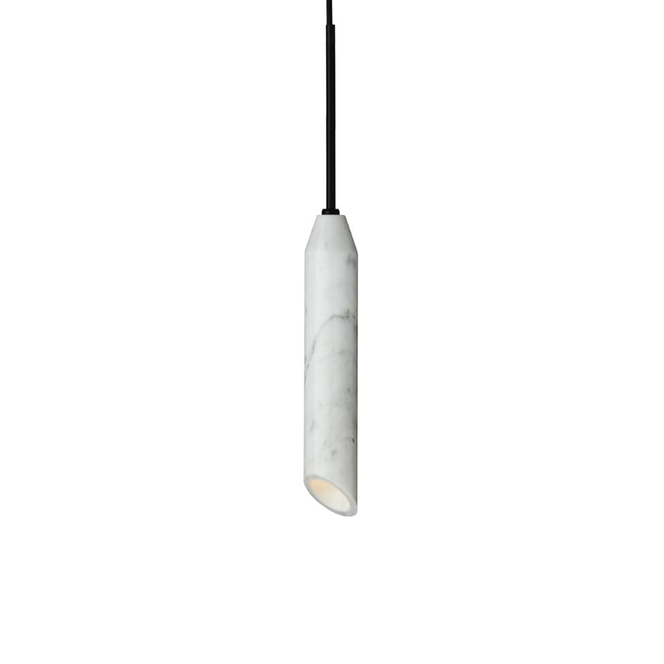 LED Hanging Spot Lamp Marble Art Ø5cm Carrara