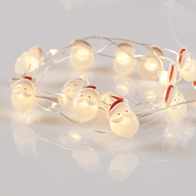 LED Santa με 15 LED Λευκό